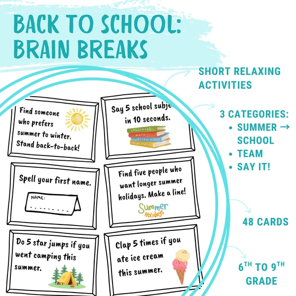 Back to school: Brain breaks