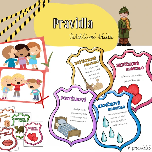 Pravidla v MŠ - detektivní třída