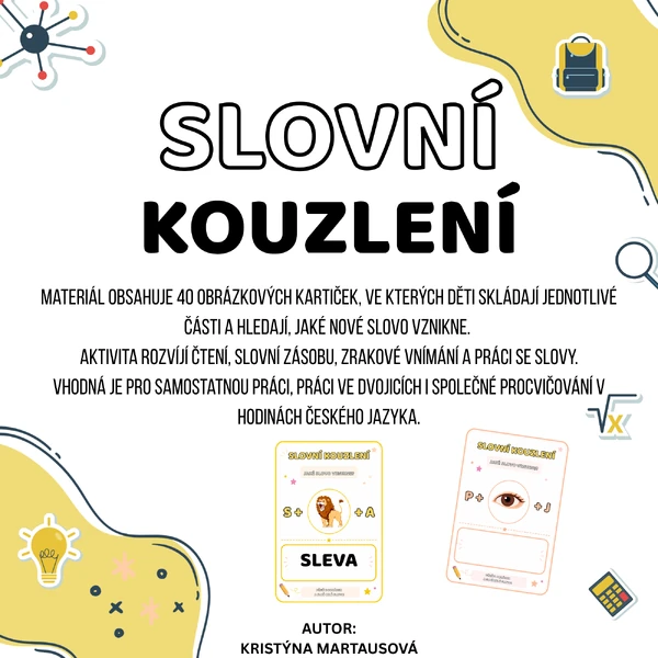 🧩🔤 Obrázkové skládačky – Rozlušti slovo