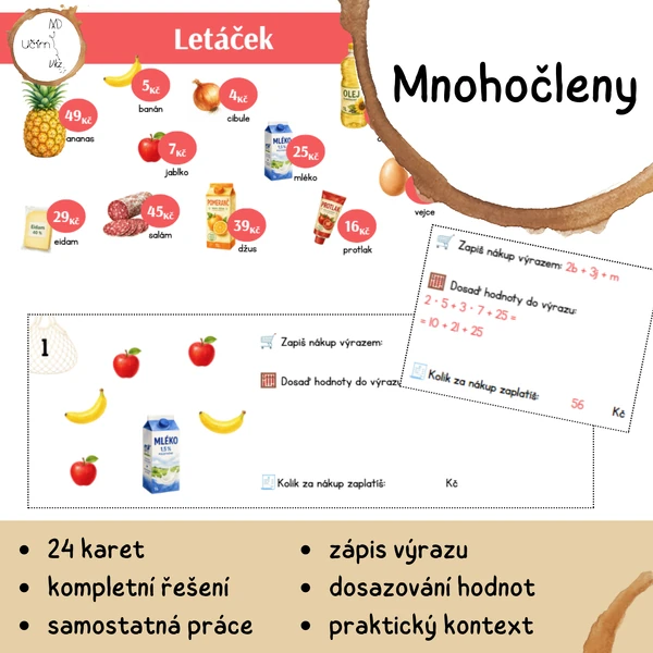 Mnohočleny v obchodě