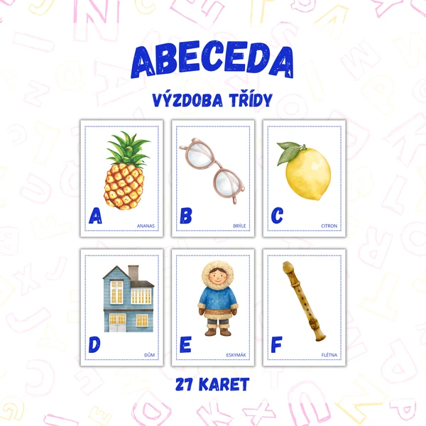 ABECEDA - výzdoba třídy