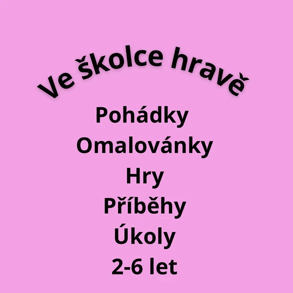 Velký celoroční zásobník aktivit a listů pro MŠ