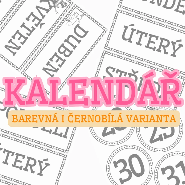 Kalendář - výzdoba třídy