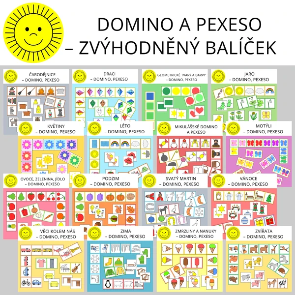 DOMINO A PEXESO - ZVÝHODNĚNÝ BALÍČEK