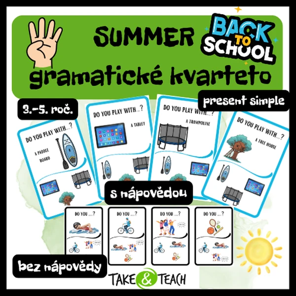 BACK TO SCHOOL - SUMMER - HRA KVARTETO - PRESENT SIMPLE