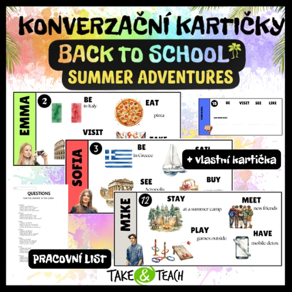 BACK TO SCHOOL - SUMMER HOLIDAY - PAST SIMPLE - KONVERZACE