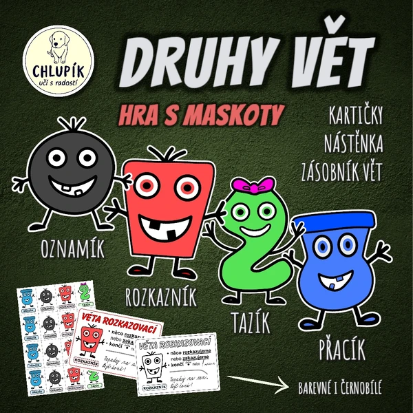 DRUHY VĚT S MASKOTY