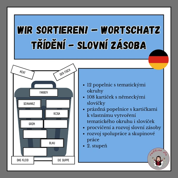 Wir sortieren! – wortschatz - třídění slovní zásoby