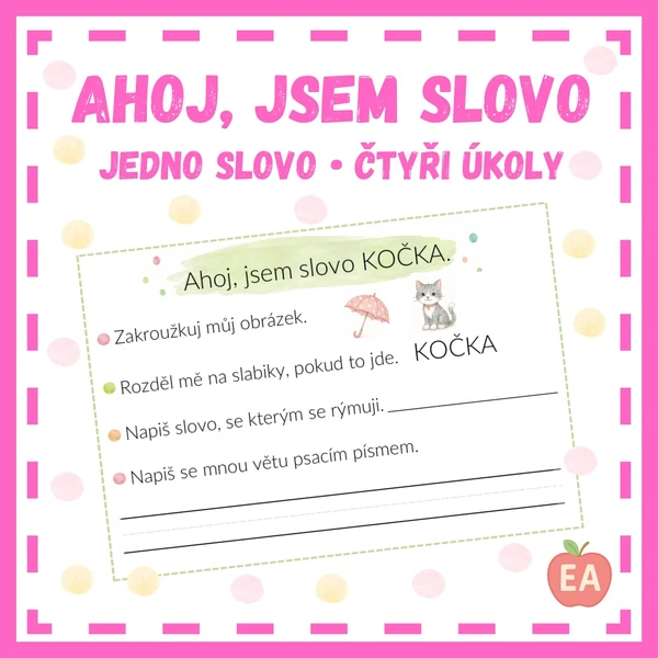 Ahoj, jsem slovo