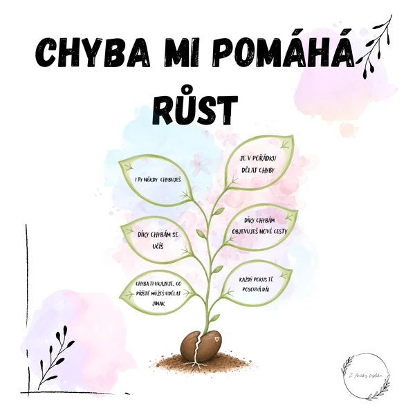 Chyba mi pomáhá růst