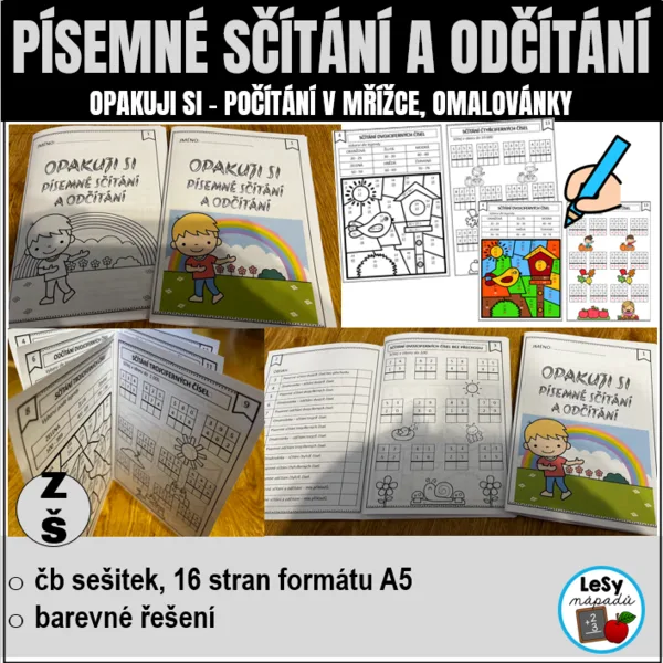 Opakuji si  - písemné sčítání a odčítání