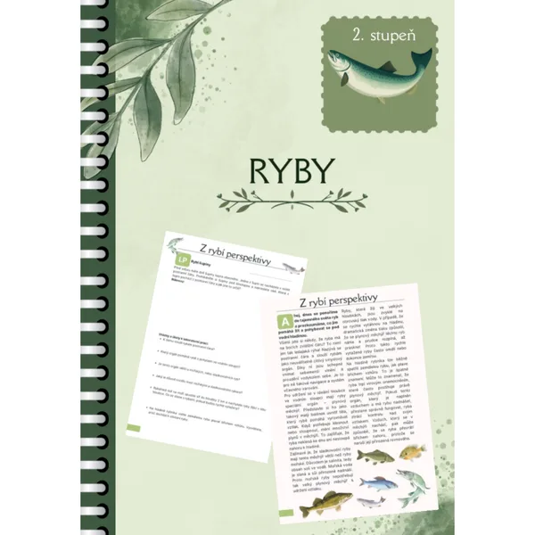 Ryby - práce s textem a prohlížení šupin