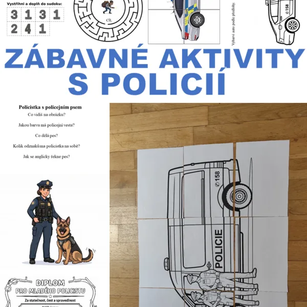 ZÁBAVNÉ AKTIVITY S POLICIÍ