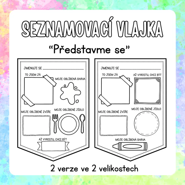 PŘEDSTAVME SE - seznamovací vlajka