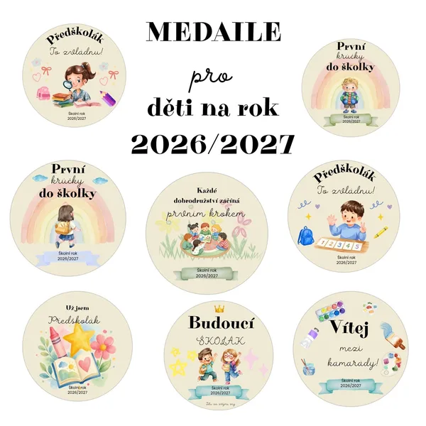 Medaile na začátek školního roku 2026/2027 🏅