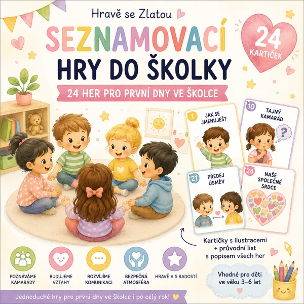 Seznamovací hry do školky – 24 her pro první dny