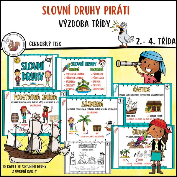 Slovní druhy piráti