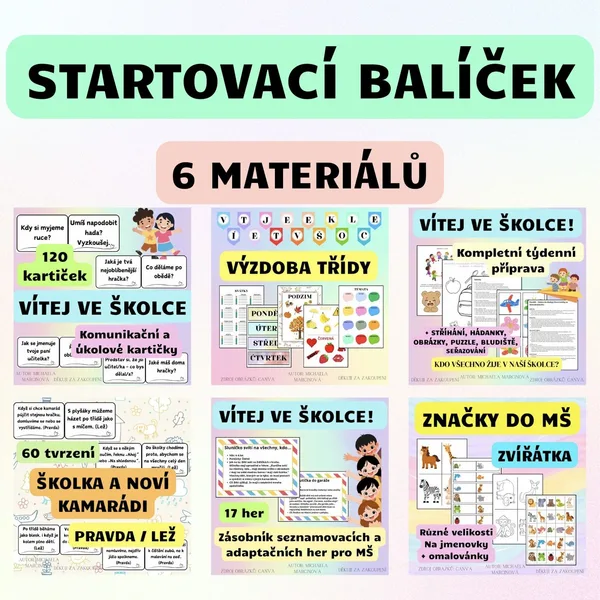 Startovací balíček - Vítej ve školce!