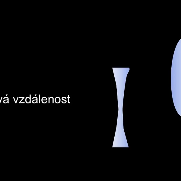 Optika, čočky, ohnisková vzdálenost