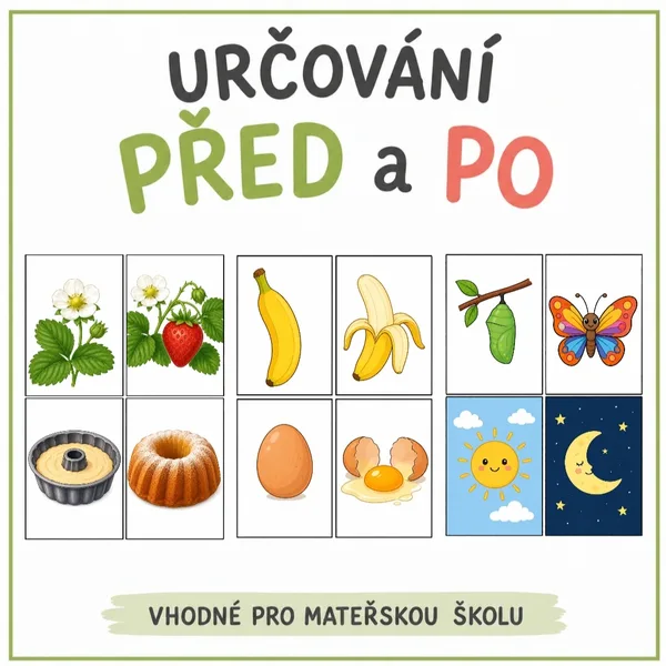 Určování před a po