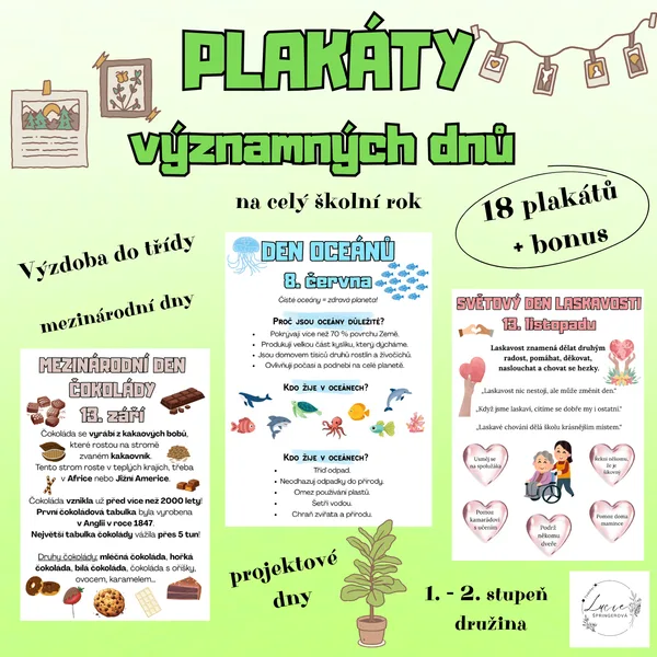PLAKÁTY VÝZNAMNÝCH DNŮ
