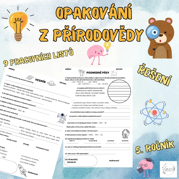 OPAKOVÁNÍ z PŘÍRODOVĚDY
