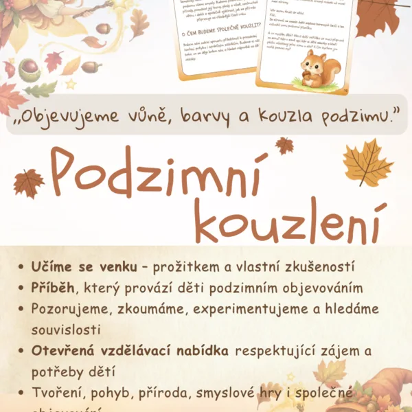 Podzimní kouzlení - podzim, barvy, aktivity
