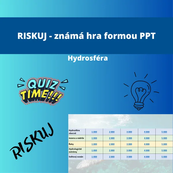 Riskuj (ppt) - Hydrosféra