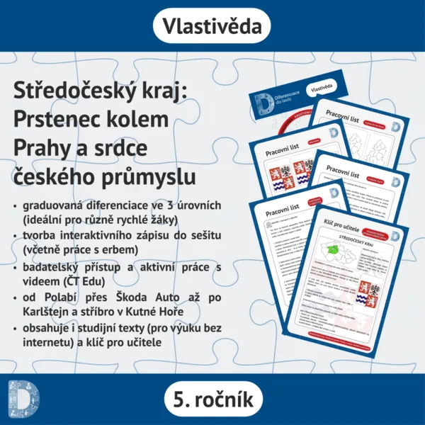 STŘEDOČESKÝ KRAJ: PRSTENEC KOLEM PRAHY A SRDCE ČESKÉHO PRŮMYSLU