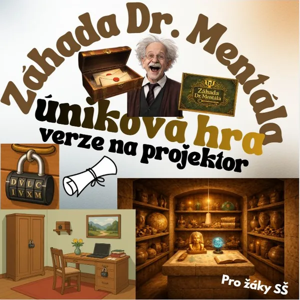 Úniková hra - Záhada Dr. Mentála