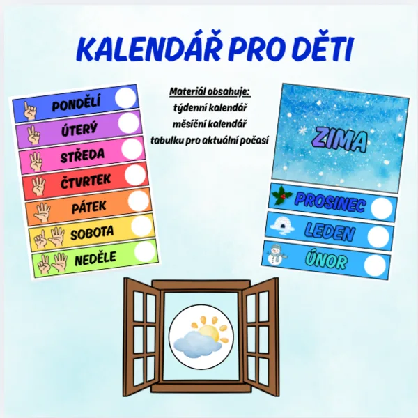 Kalendář pro děti
