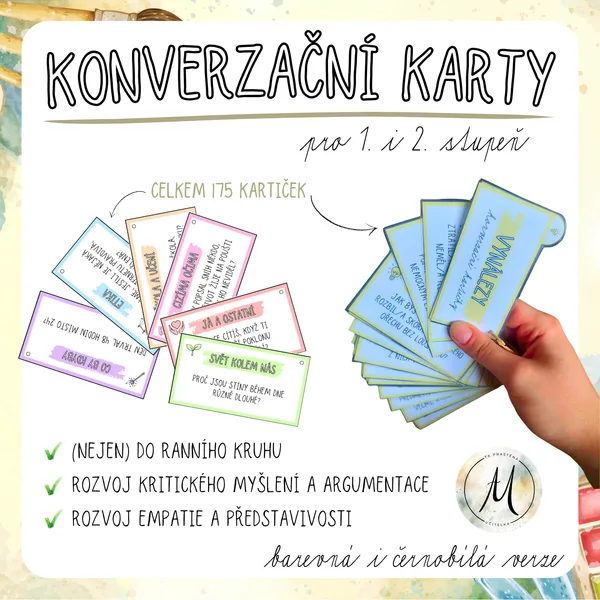 konverzační karty (nejen) do ranního kruhu