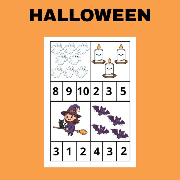 Kolíčkování Halloween