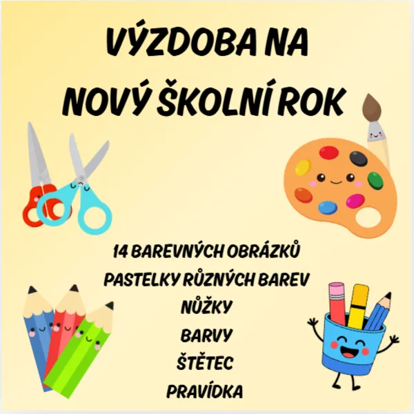Výzdoba - nový školní rok