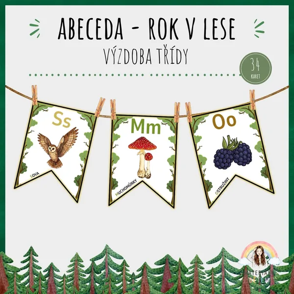 🌲Abeceda - Rok v lese🌲