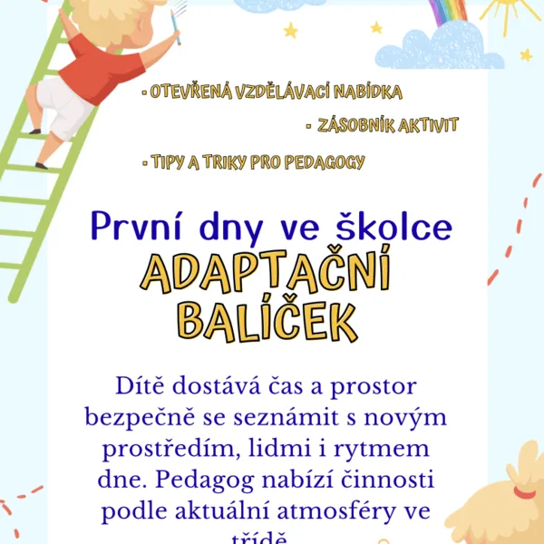 První dny ve školce – adaptační balíček