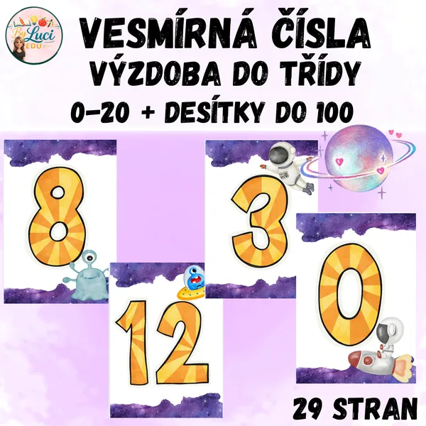 Vesmírná čísla do třídy