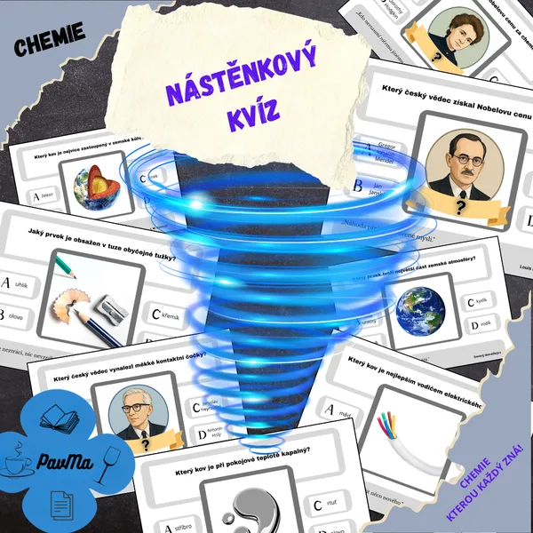 Vědomostní challenge –  chemie, kterou by měl znát každý - nástěnka