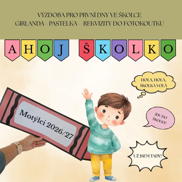 Výzdoba pro první dny ve školce