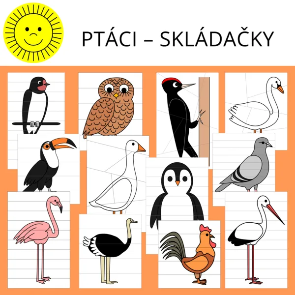 PTÁCI – SKLÁDAČKY
