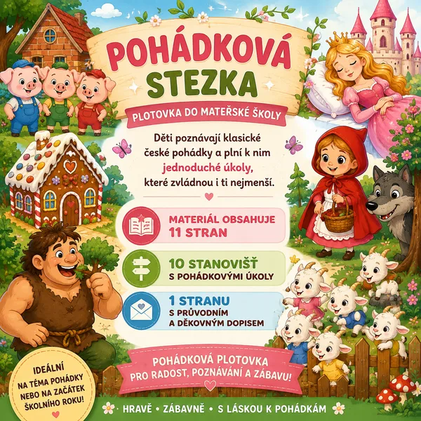Pohádková stezka- plotovka
