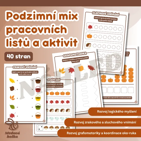 Pracovní listy a aktivity - Podzim