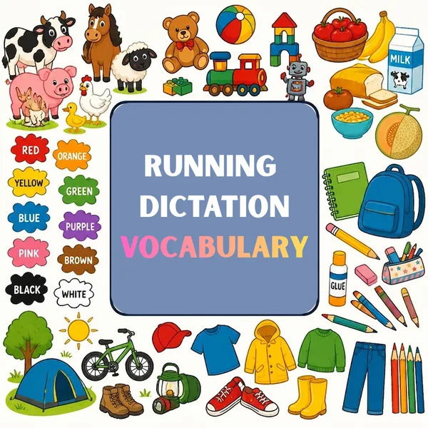 RUNNING DICTATION - Vocabulary