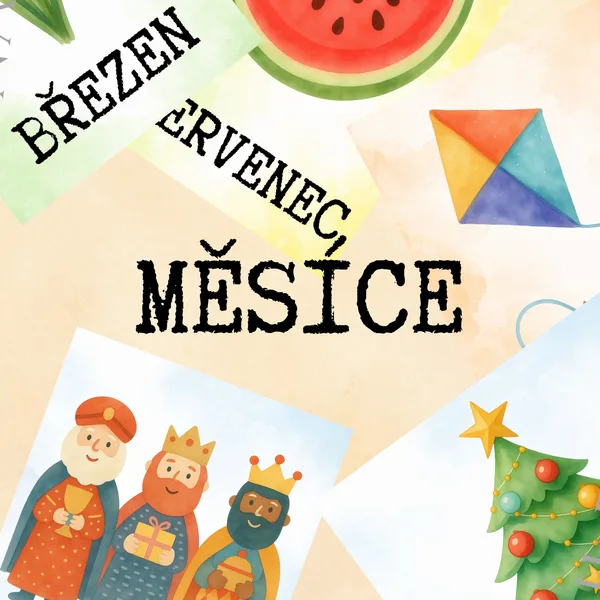 Demonstrační karty - Měsíce