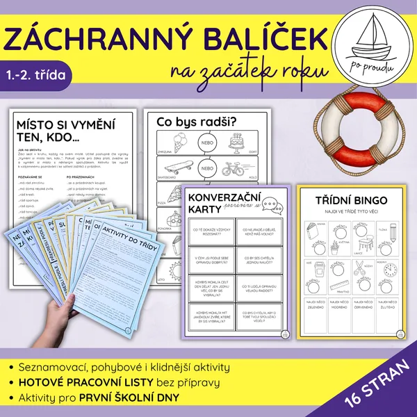 Záchranný balíček na začátek školního roku | 1.–2. třída