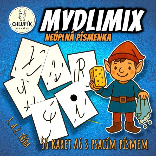 MYDLIMIX - neúplná písmenka
