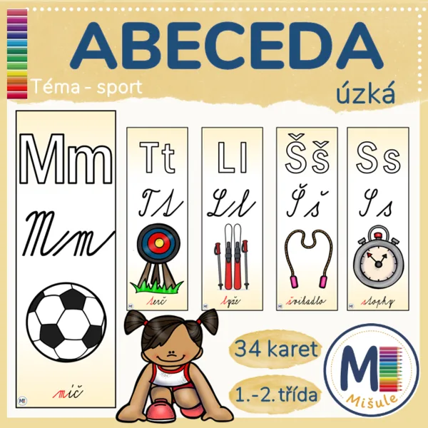 ABECEDA - úzká, téma - sport