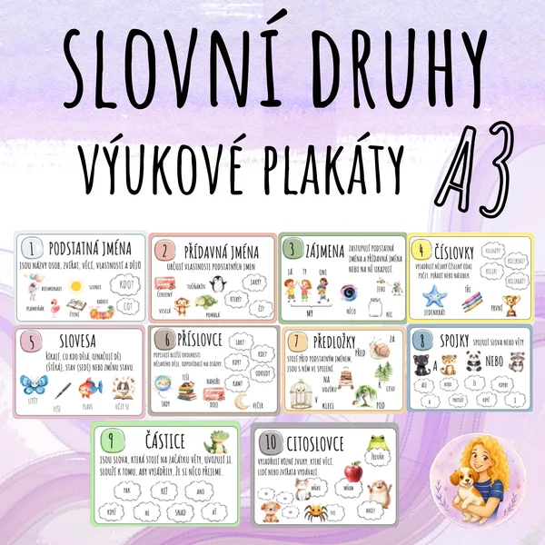 BAREVNÉ SLOVNÍ DRUHY