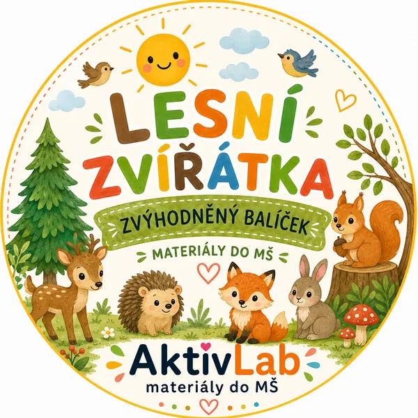 LESNÍ ZVÍŘÁTKA zvýhodněný balíček