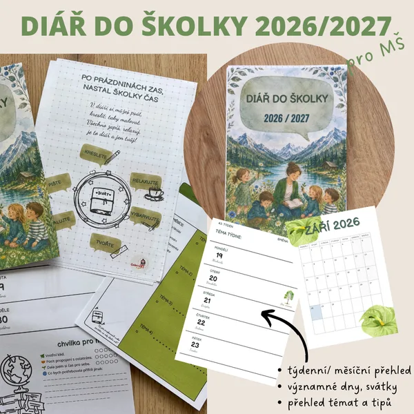 Diář do školky 2026/2027